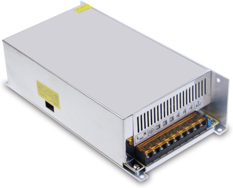 12V 40A 480W Switch Mode Power Supply LED Driver AC 110V / 220V to DC 12 Volt Converter Pack of 2 K902610
