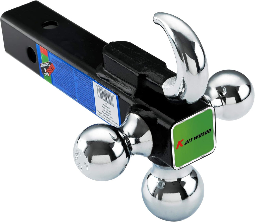 Tri Ball Mount with Hook, Chrome Pack of 2 F89232