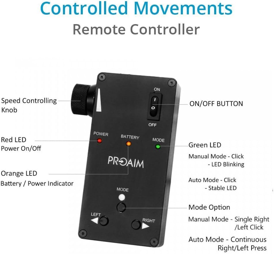 Motorized Curved Camera Sliding Track System with Remote Control C341967