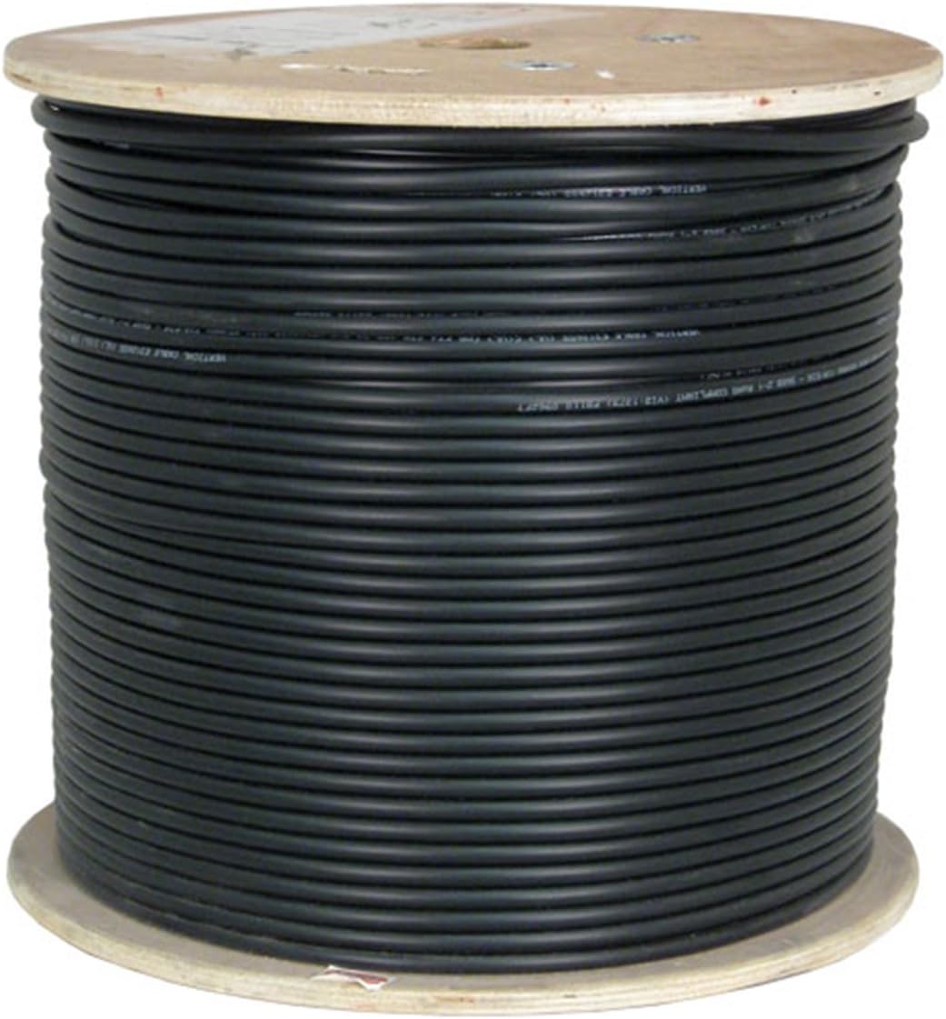 Cat6A 10G Shielded 23AWG Solid Bare Copper PVC 1000ft Bulk Ethernet Cable White U5946