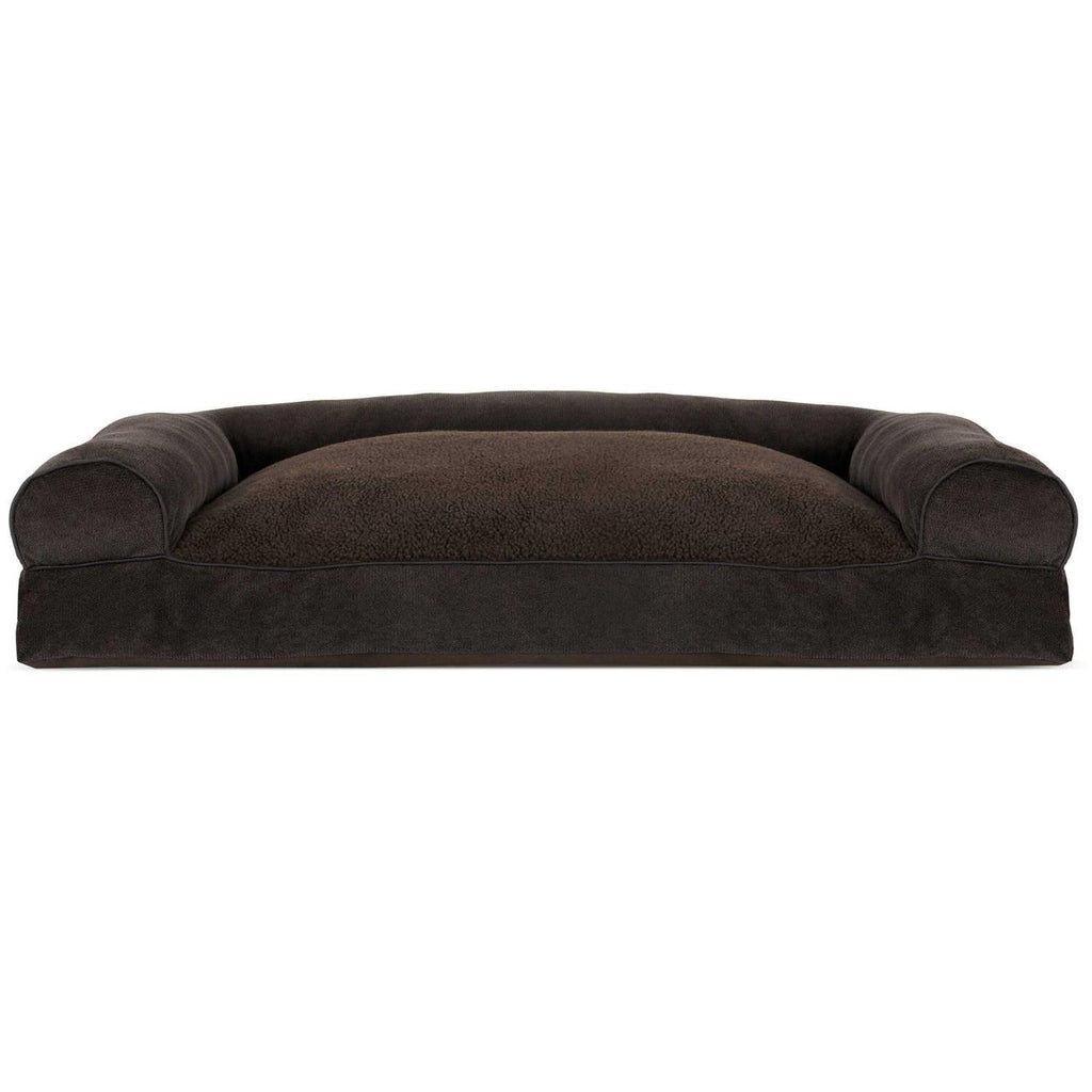 Faux Fleece Chenille Sofa Pet Bed T645392