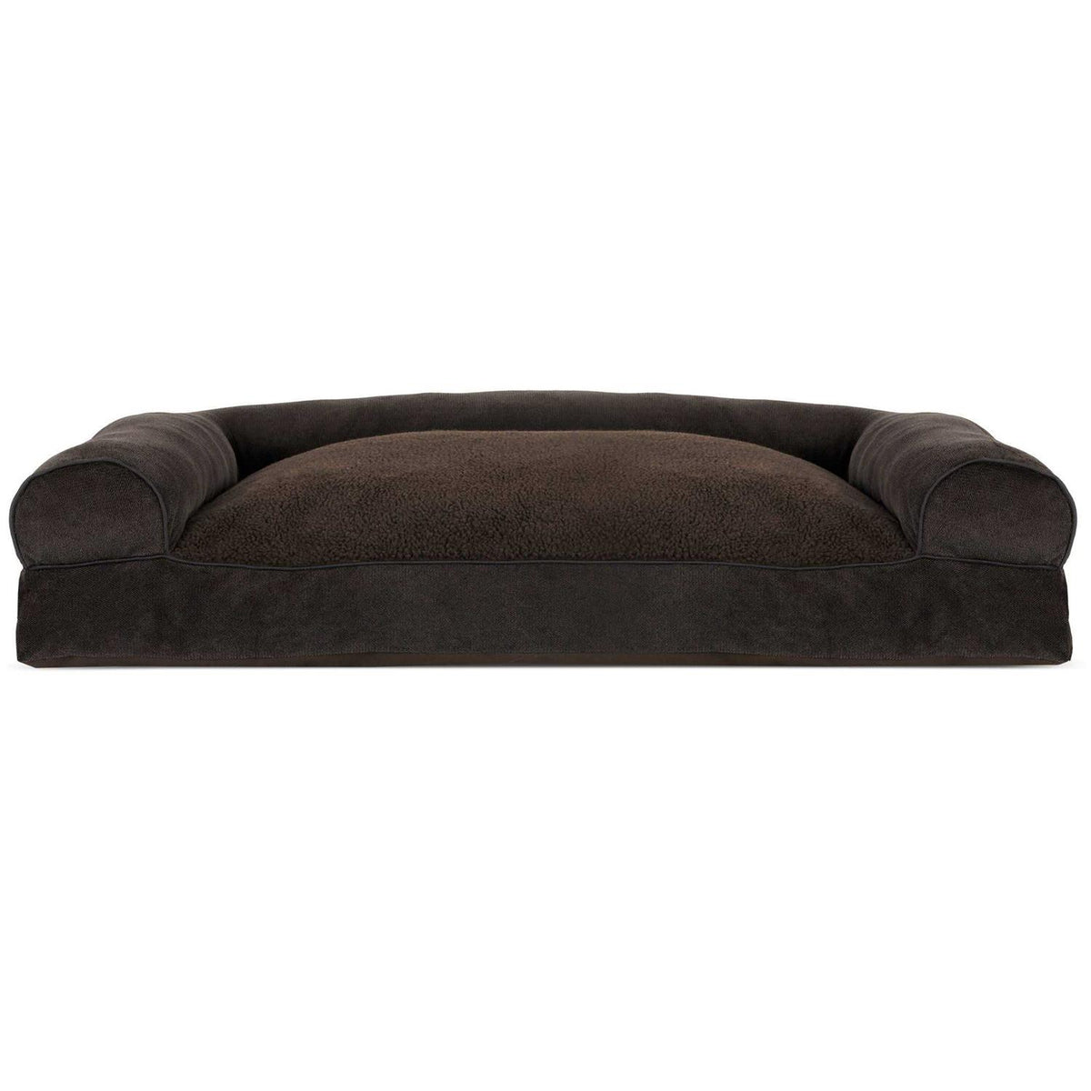 Faux Fleece Chenille Sofa Pet Bed T645392