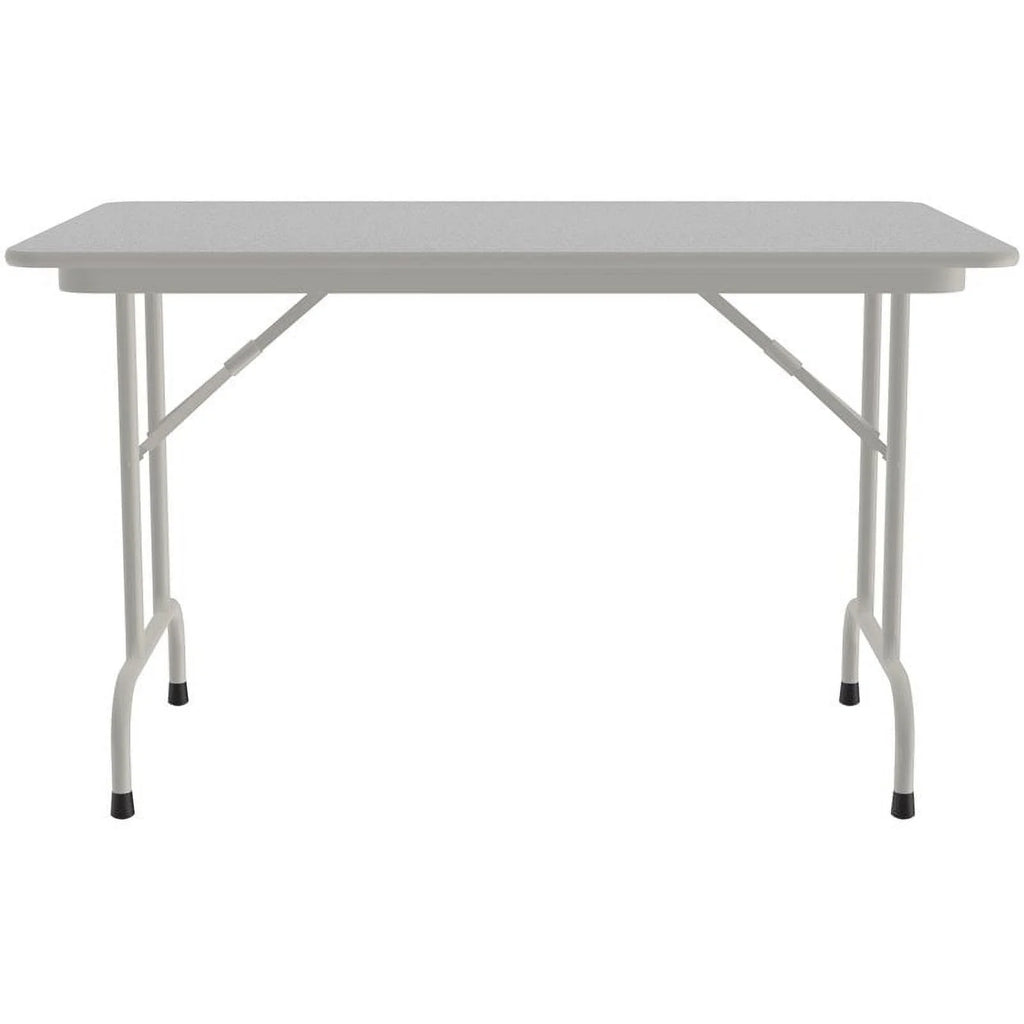 30"W x 48"D Metal & Wood Folding Table S8064