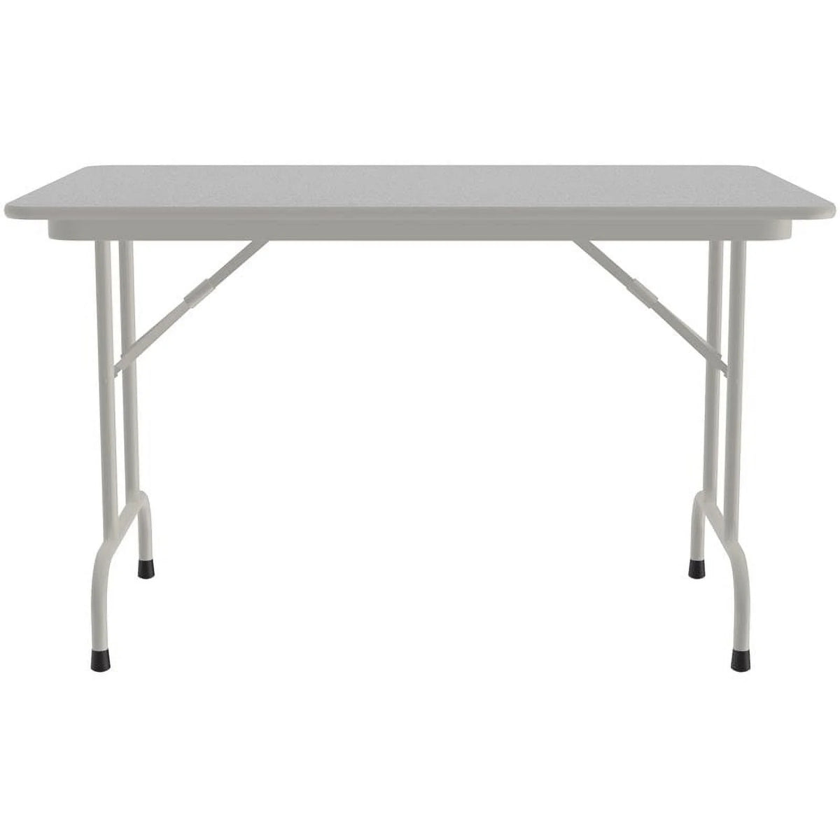 30"W x 48"D Metal & Wood Folding Table S8064