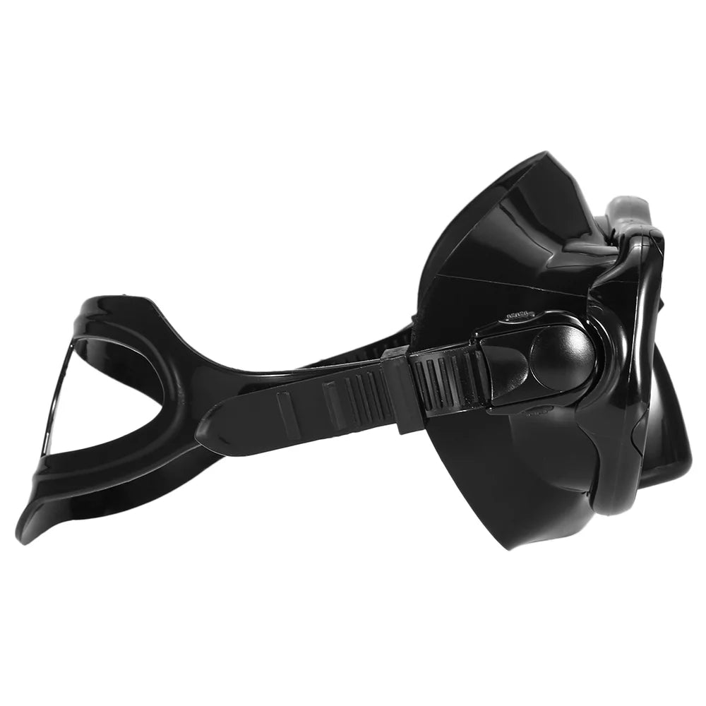 Snorkel Set with Tempered Glass Lens Goggles L964