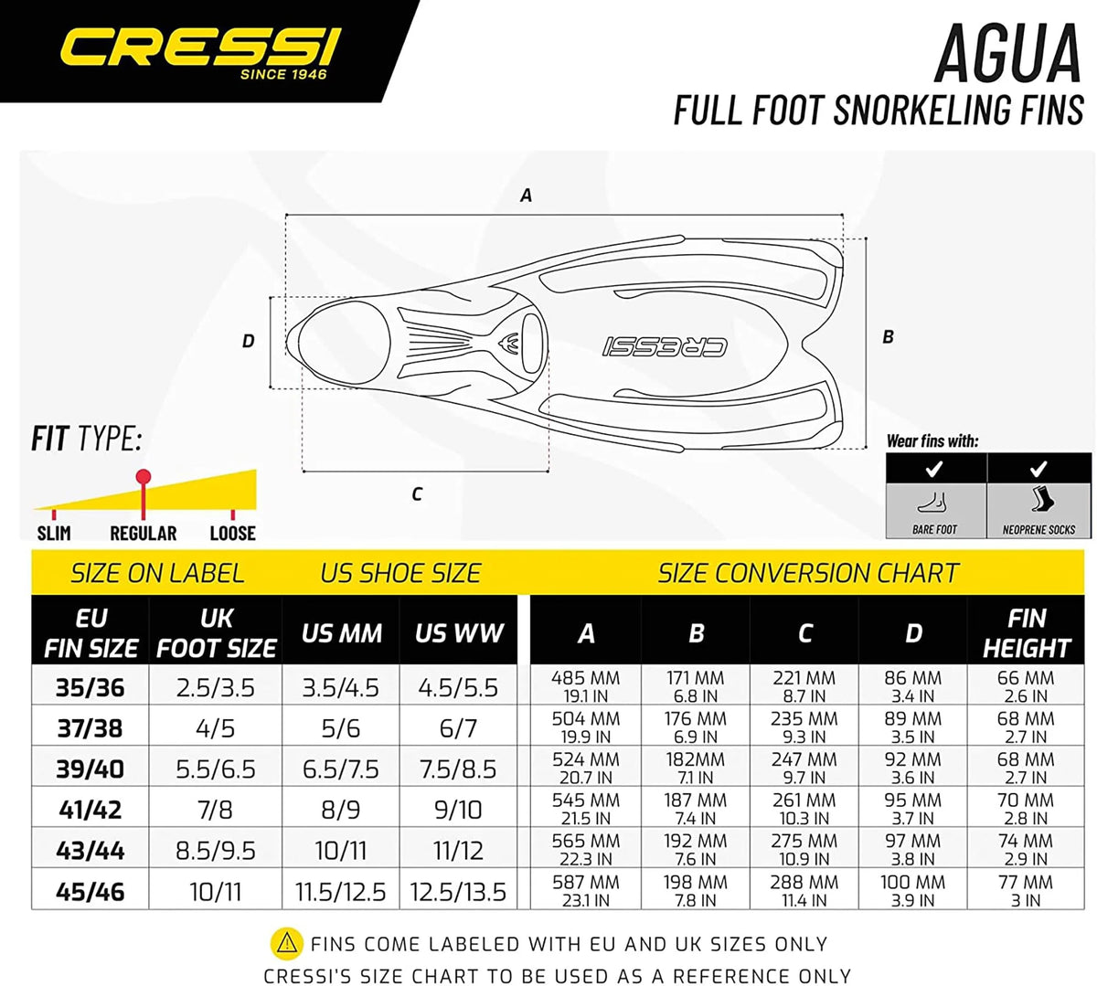Yellow Fins L4862