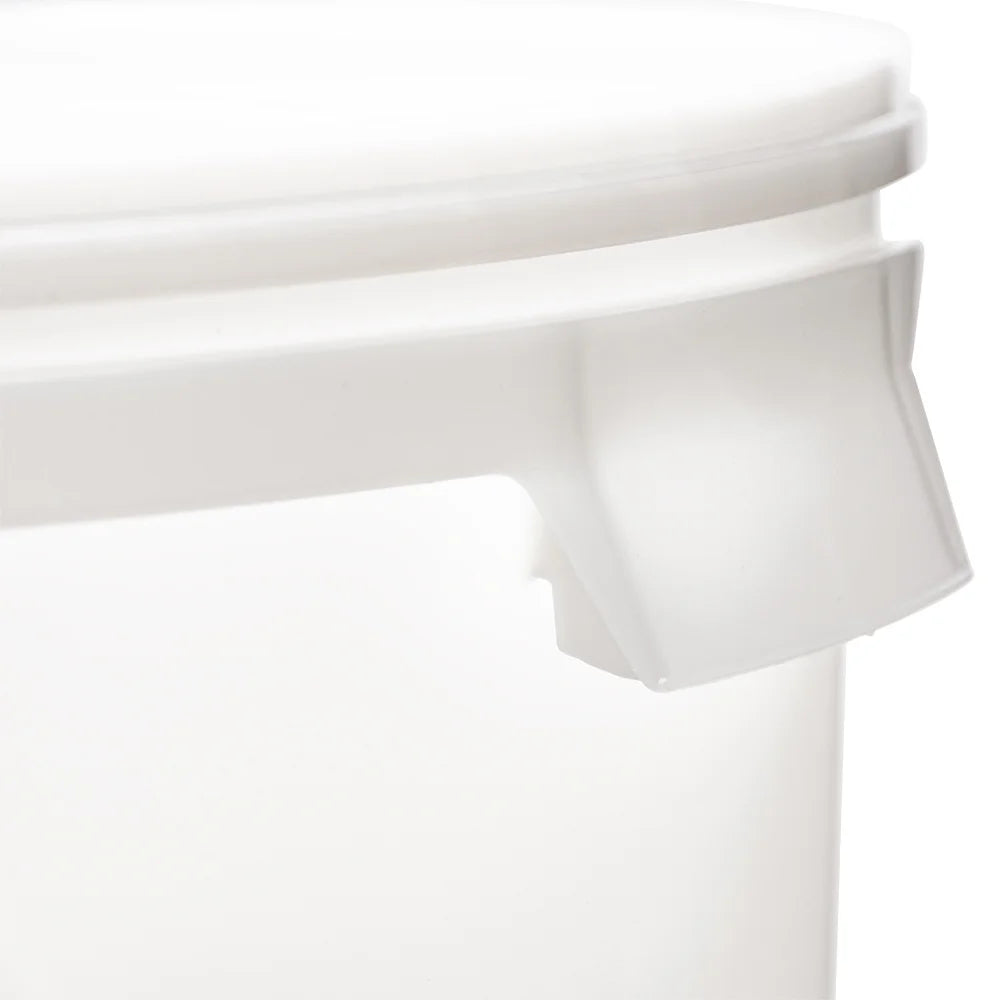 6 gal. Round White Plastic Beverage Dispenser C160831