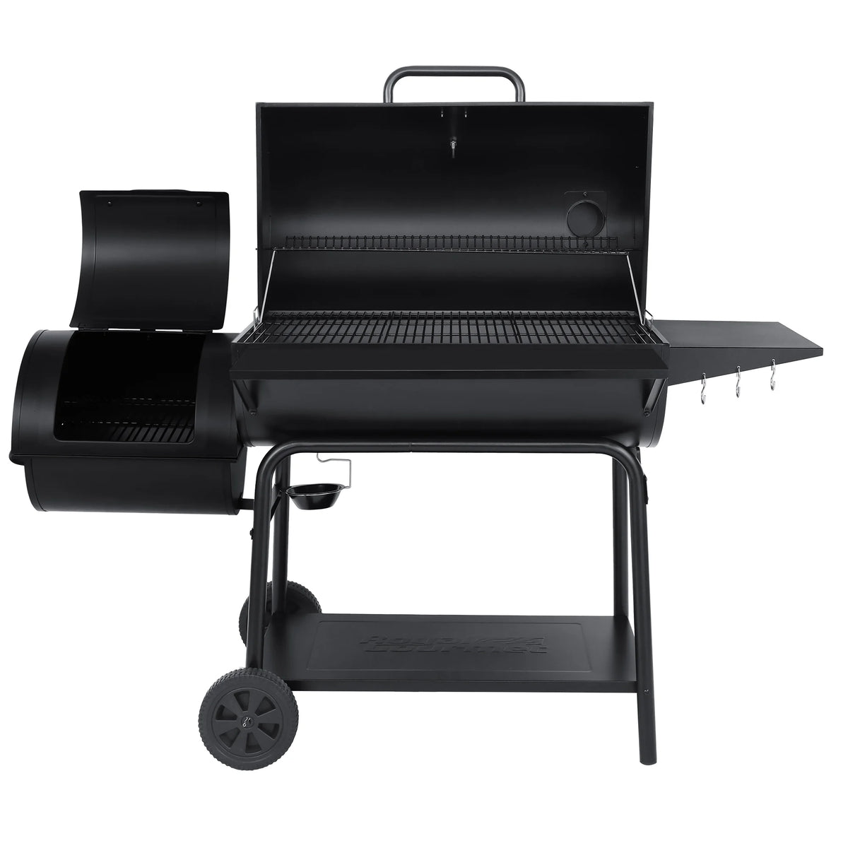 36 Charcoal Barrel Grill with Offset Smoker I3032