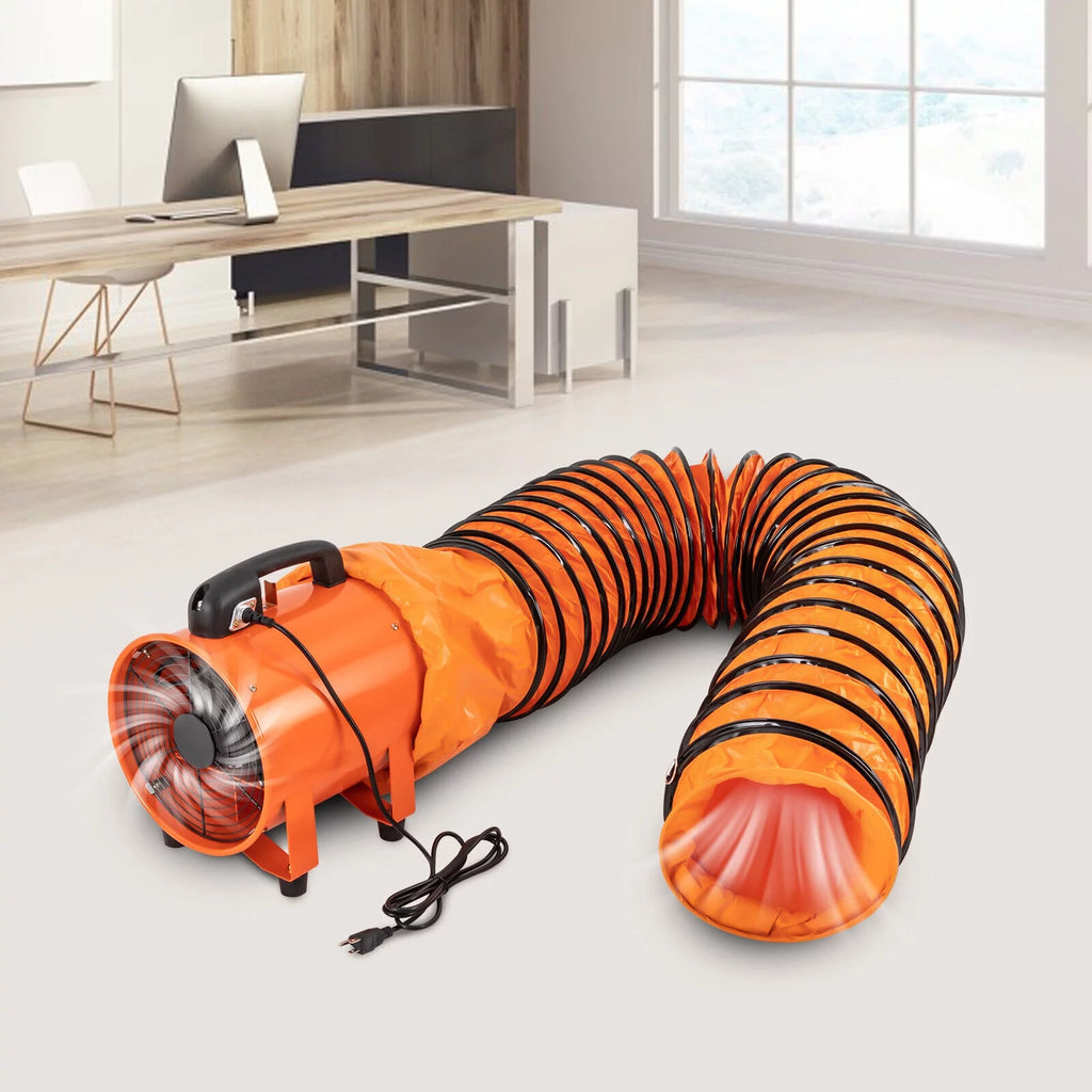 10 Inch Portable Ventilation Fan with 16 ft Duct Hose Q45595
