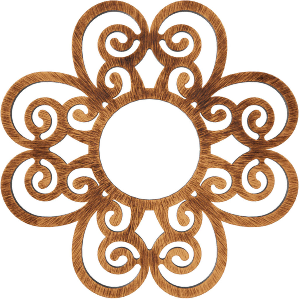 26x22OD x 8 7/8x22ID x 3/4x22P PVC Pierced Ceiling Medallion K883