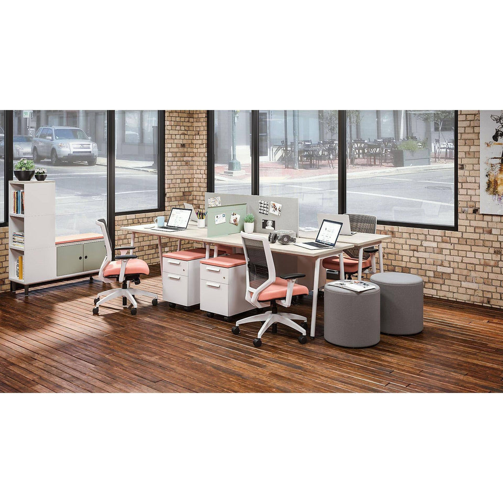 Salmon 2-Drawer Mobile Pedestal U668405