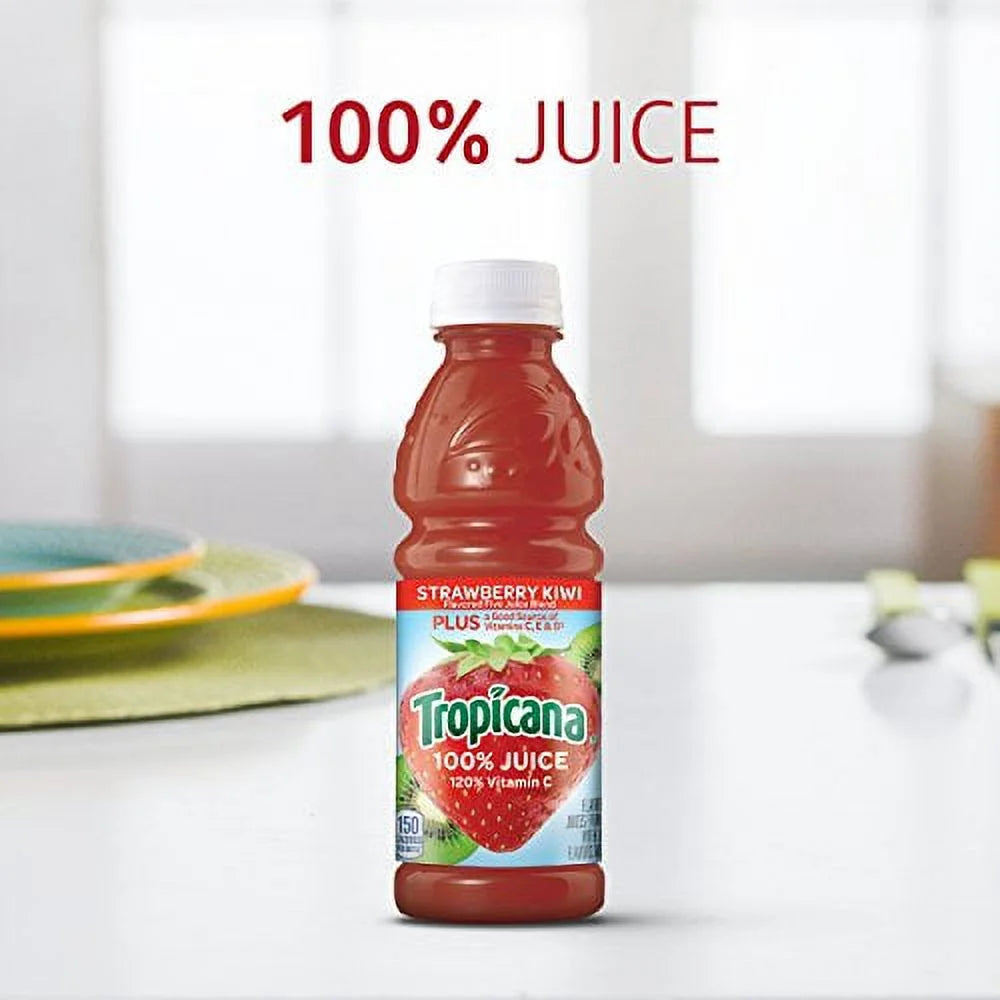Strawberry Kiwi Juice, 10 Fl Oz (Pack of 15) I8197
