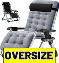 XL Zero Gravity Folding Reclining Lounge Chair with Cushion & Tray X284