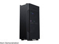 Mini-ITX Case with Fabric Side Panels, Aluminum Panels, Black L20989