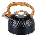 Black Stainless Steel Whistling Tea Pot U147