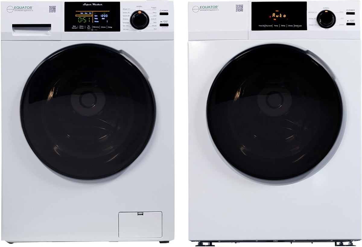 Digital Washer 1.9cf 110V + Vented Dryer 4cf 110V M4729