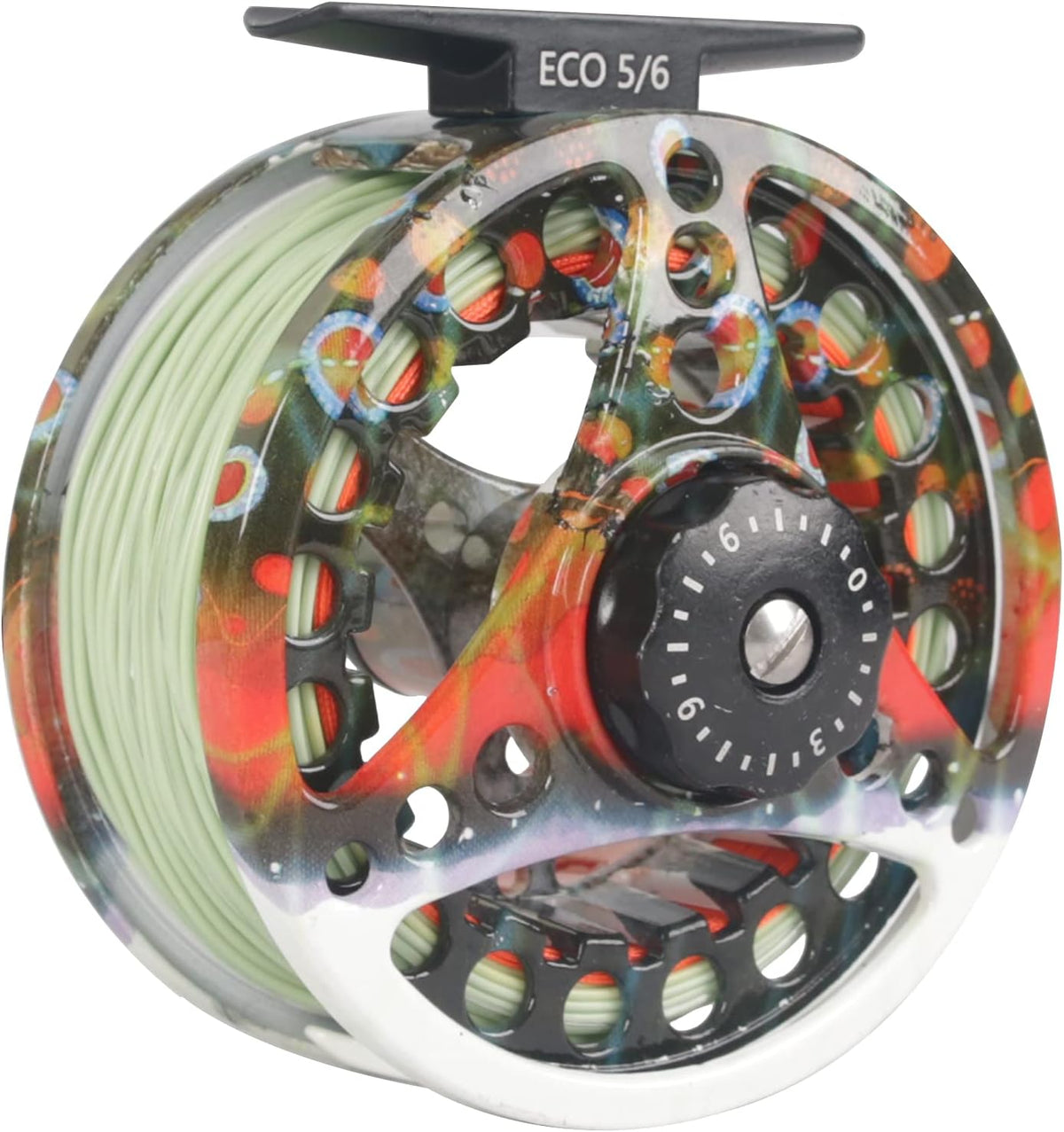 Large Arbor Fly Fishing Reel and Pre-Loaded Fly Reel with Line Combo J964