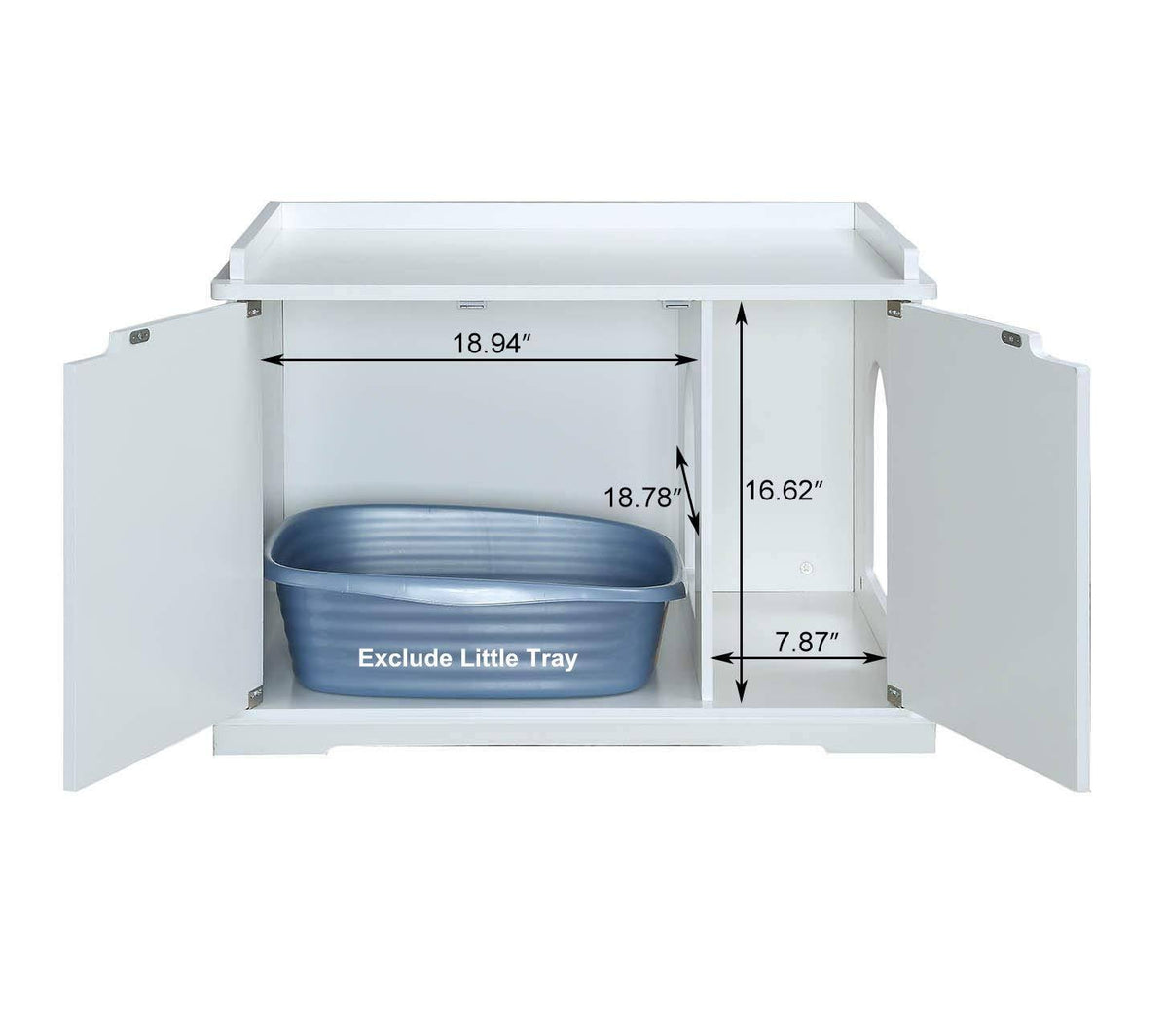 Cat Washroom Storage Bench, Litter Box Cover C52894