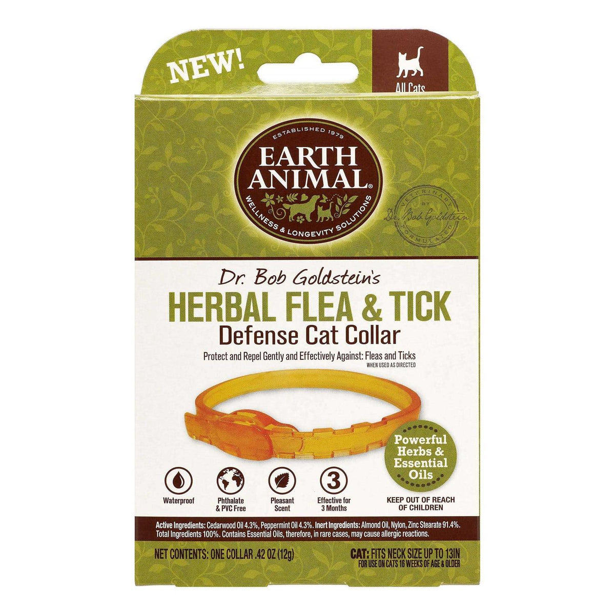 Herbal Flea & Tick Collar for Cats L324