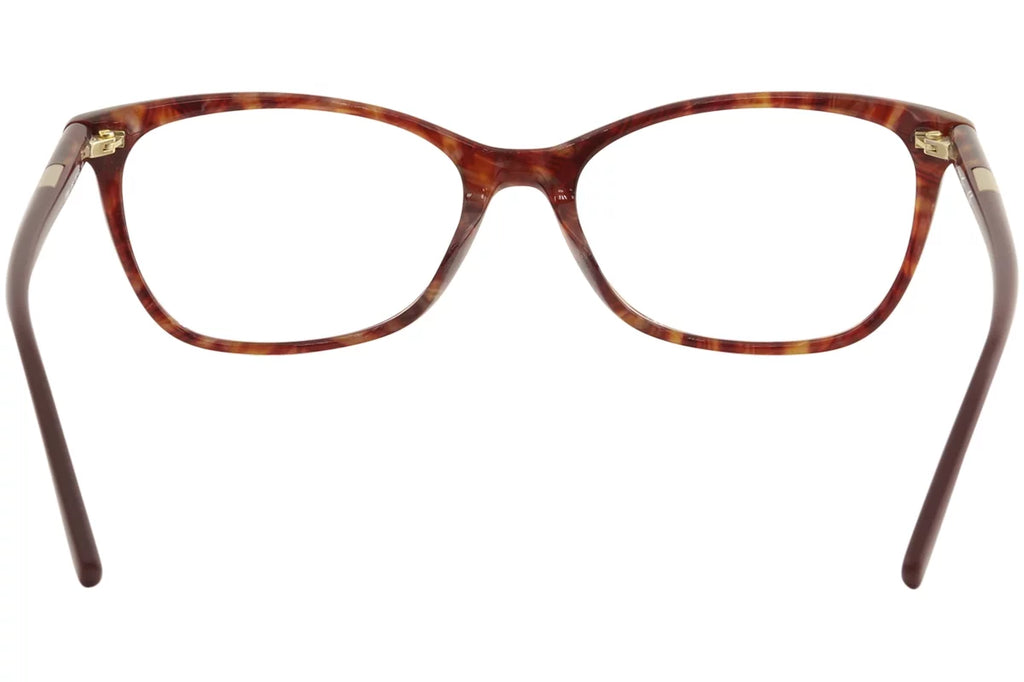 Women's Striped Red Optical Eyeglasses 54mm E235915