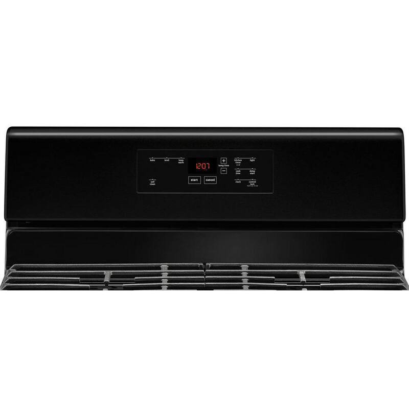 Gas Range with 5th Oval Burner in Black R3684