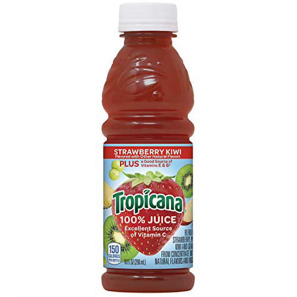 Strawberry Kiwi Juice, 10 Fl Oz (Pack of 15) I8197