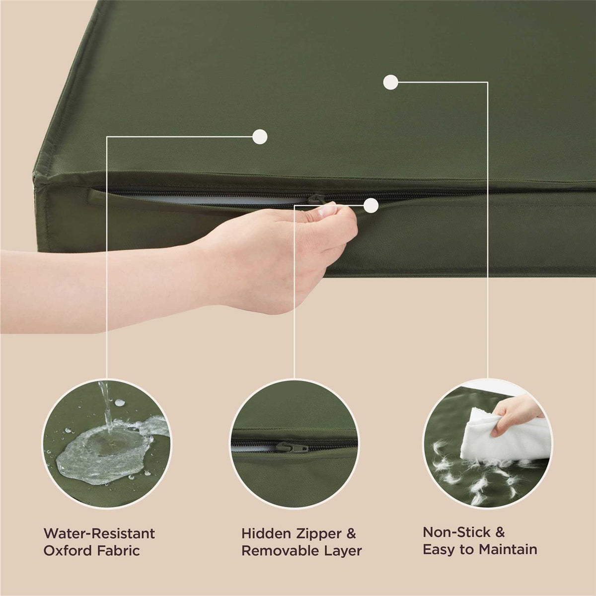 Waterproof Oxford Fabric Dog Bed H991