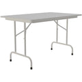30"W x 48"D Metal & Wood Folding Table S8064