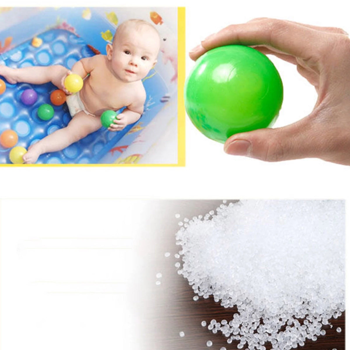 50PCS 5.5cm Soft Plastic Ocean Balls J1262